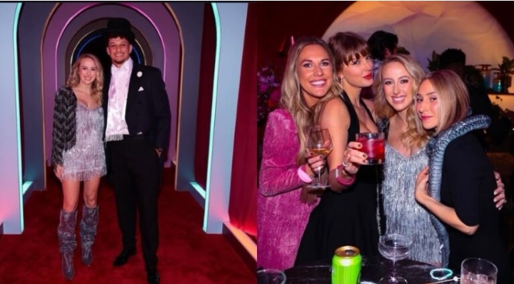 A Picture-Perfect Moment: Patrick and Brittany Mahomes Share Sweet Snapshot at Taylor Swift’s Birthday Bash, While Travis Kelce Is Missing