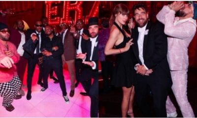 FAMILY AND FRIENDS: Travis Kelce and Taylor Swift Pose with Friends, Including Patrick and Brittany Mahomes, at Swift’s Star-Studded Birthday Party”