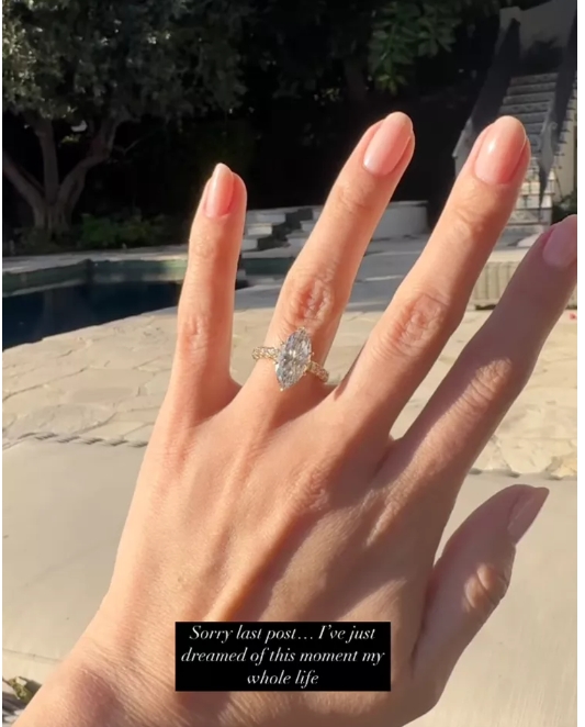 Selena Gomez Shows Off 8-Carat Engagement Ring and Says She "Dreamed of This Moment"