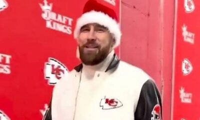 “FOR THE FIRST TIME: Travis Kelce and Taylor Swift dress as Santa Claus, spreading Christmas cheer and love throughout Kansas City!”