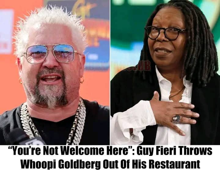 Guy Fieri takes a bold step, telling Whoopi Goldberg ‘You’re not welcome here’ and escorting her out of his restaurant