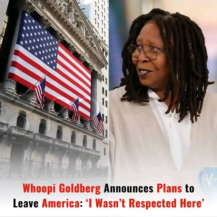 Whoopi Goldberg Announces Plans to Leave America: ‘I Wasn’t Respected Here’ See full story in first comment…