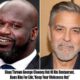 Shaquille O'Neal Bars George Clooney from Restaurant, Declaring 'No Place for Wokeness Here!