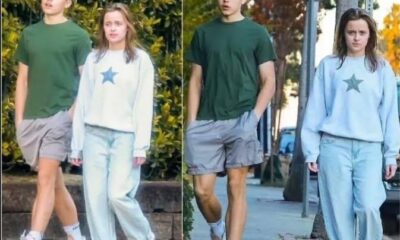 Brad Pitt and Angelina Jolie’s twins Knox and Vivienne, 16, look just like their famous parents on LA outing