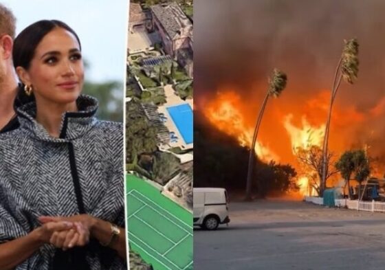 BREAKING: Prince Harry and Meghan Markle Speak Out in Heartbreaking Statement After Raging Los Angeles Pacific Palisades Fires Reduce Their $14M Montecito Mansion to Ashes