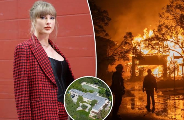 Taylor Swift is Devastated as the California Wildfire Destroys her Multi billion dollars Mansion in Malibu and also Claimed the Life of her… See more